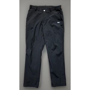 PXG Parsons Xtreme Golf Pants Black Embroidered Logo Elements Rain Size 34 JBHS